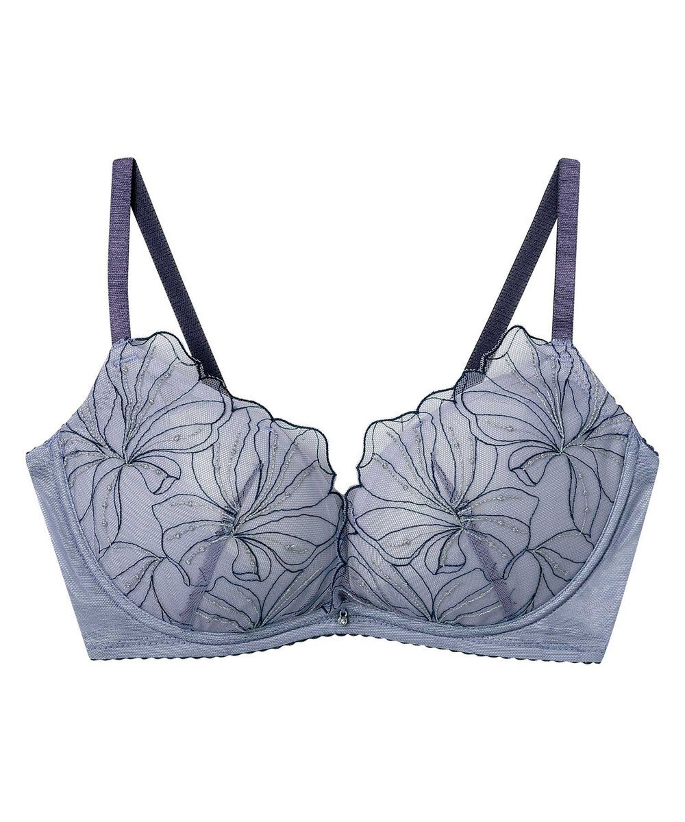 AMPHI ノンワイヤーブラ 谷間をメイク 脇高設計 A～Gカップまで対応 大きいサイズ 【BRAGENIC ブラジェニック 脇高細見えタイプ】 ブラジャー ブラ BMI353 アンフィ／ワコール 