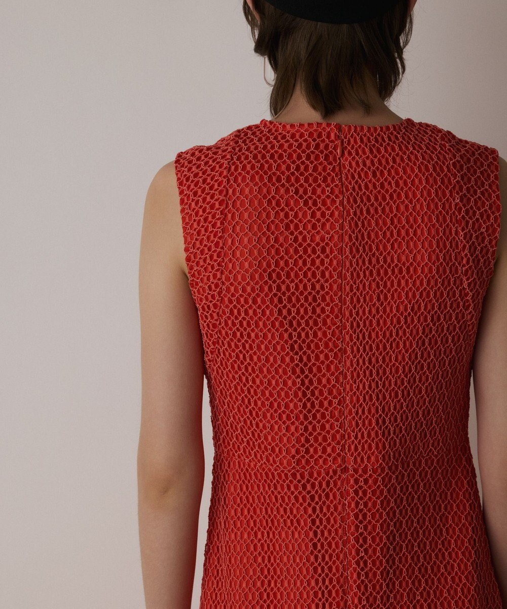 GRACE CONTINENTAL メッシュロングワンピース 