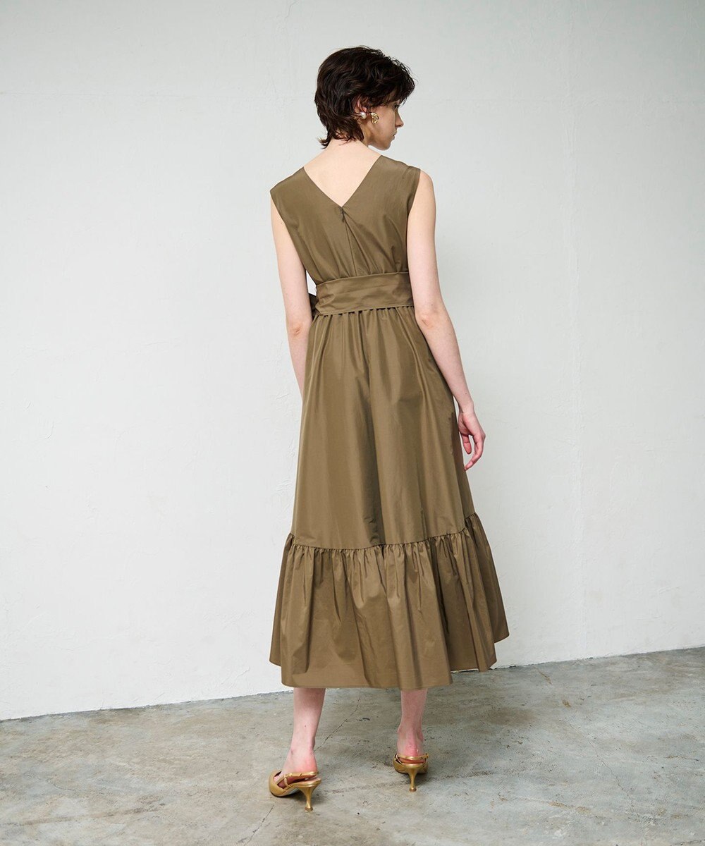 GRACE CONTINENTAL ライトタフタドレス 