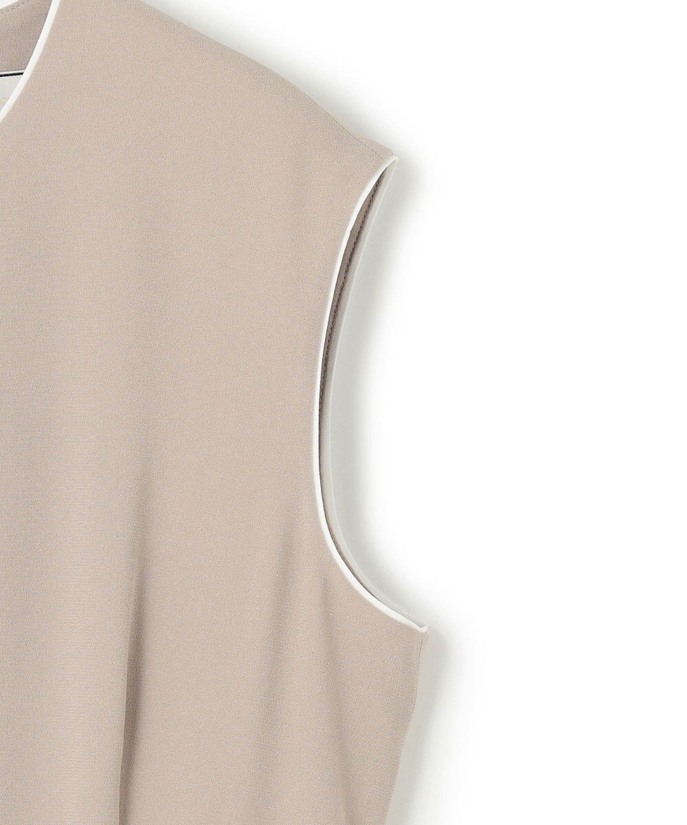 BEIGE， 【洗える・L-size】CINDY / クルーネックノースリーブワンピース 
