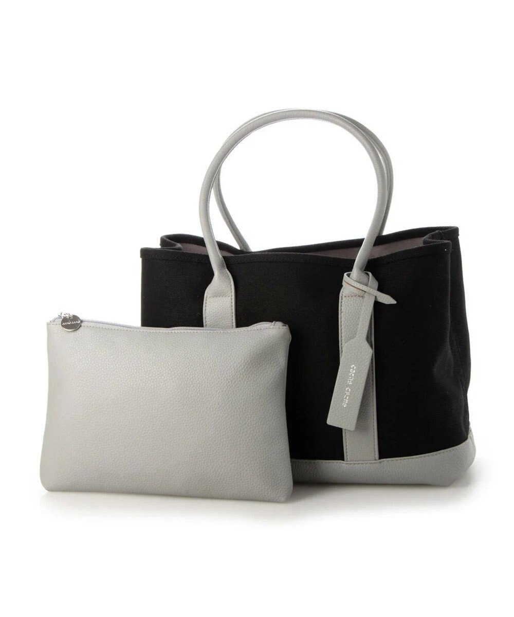 UNBILLION cachecache パーテーションキャンバストートバッグL 