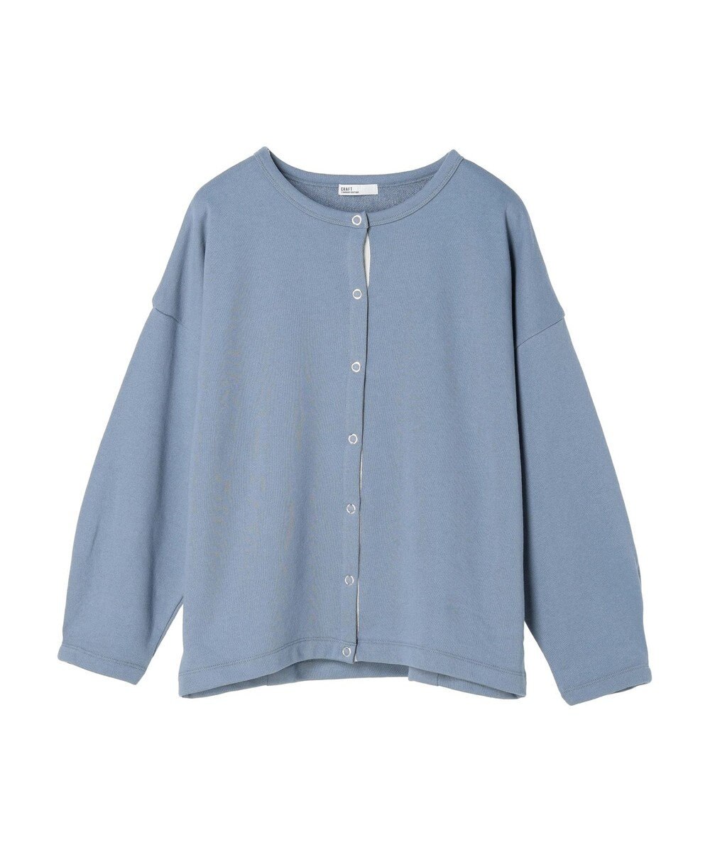 CRAFT STANDARD BOUTIQUE 裏毛リングドットカーディガン 