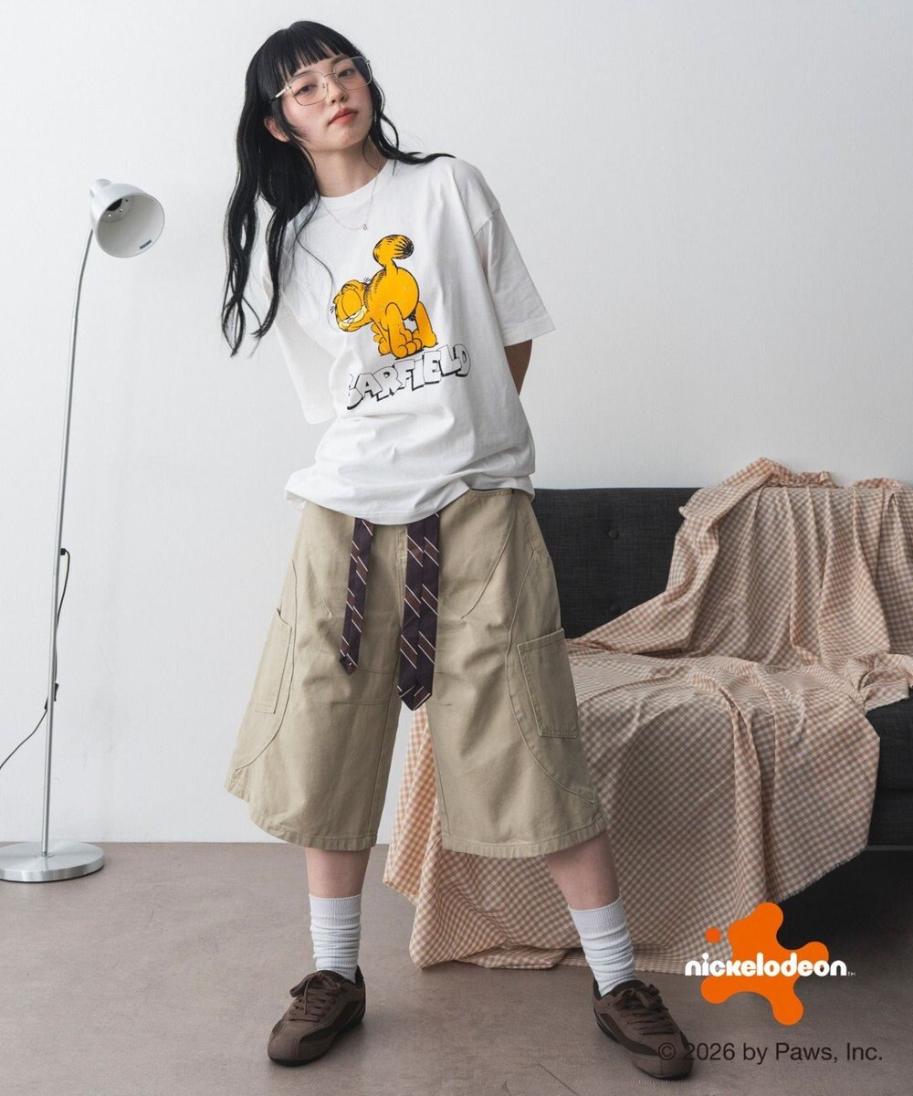WEGO 【ユニセックス着用ITEM】GARFIELDグラフィックT（SS） 