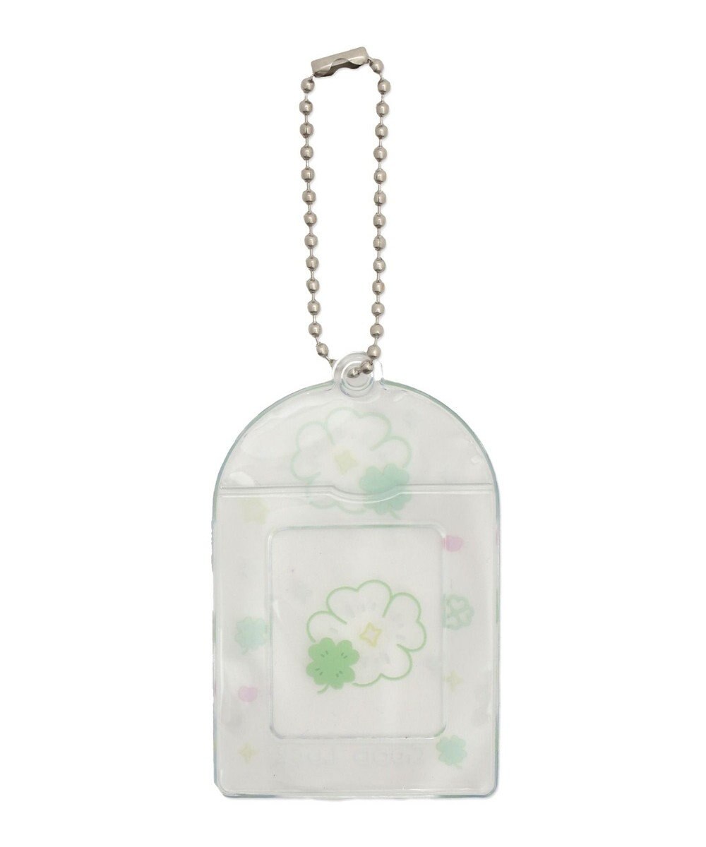 WEGO 【痛バ＆推し活グッズ】ラメクリアIDフォトケースキーホルダー 