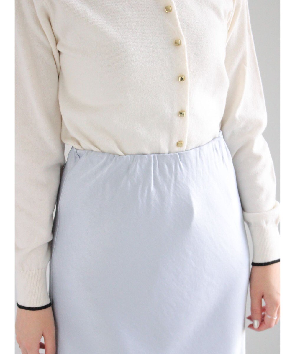 Te chichi ヴィンテージサテンナロースカート 