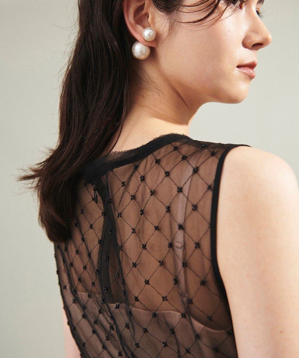 GRACE CONTINENTAL ビーズembドレス 