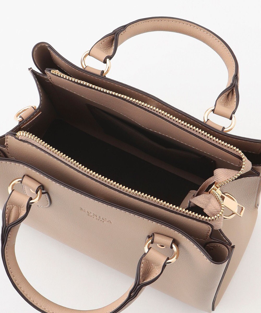 LA BAGAGERIE 【MONICA】スクエア2WAYハンドバッグ 