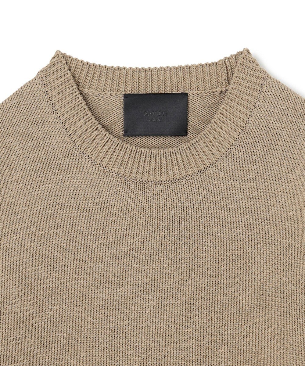 JOSEPH HOMME 【HIGH GRADE LINE】コットンコードブレート　クルーネックニット 