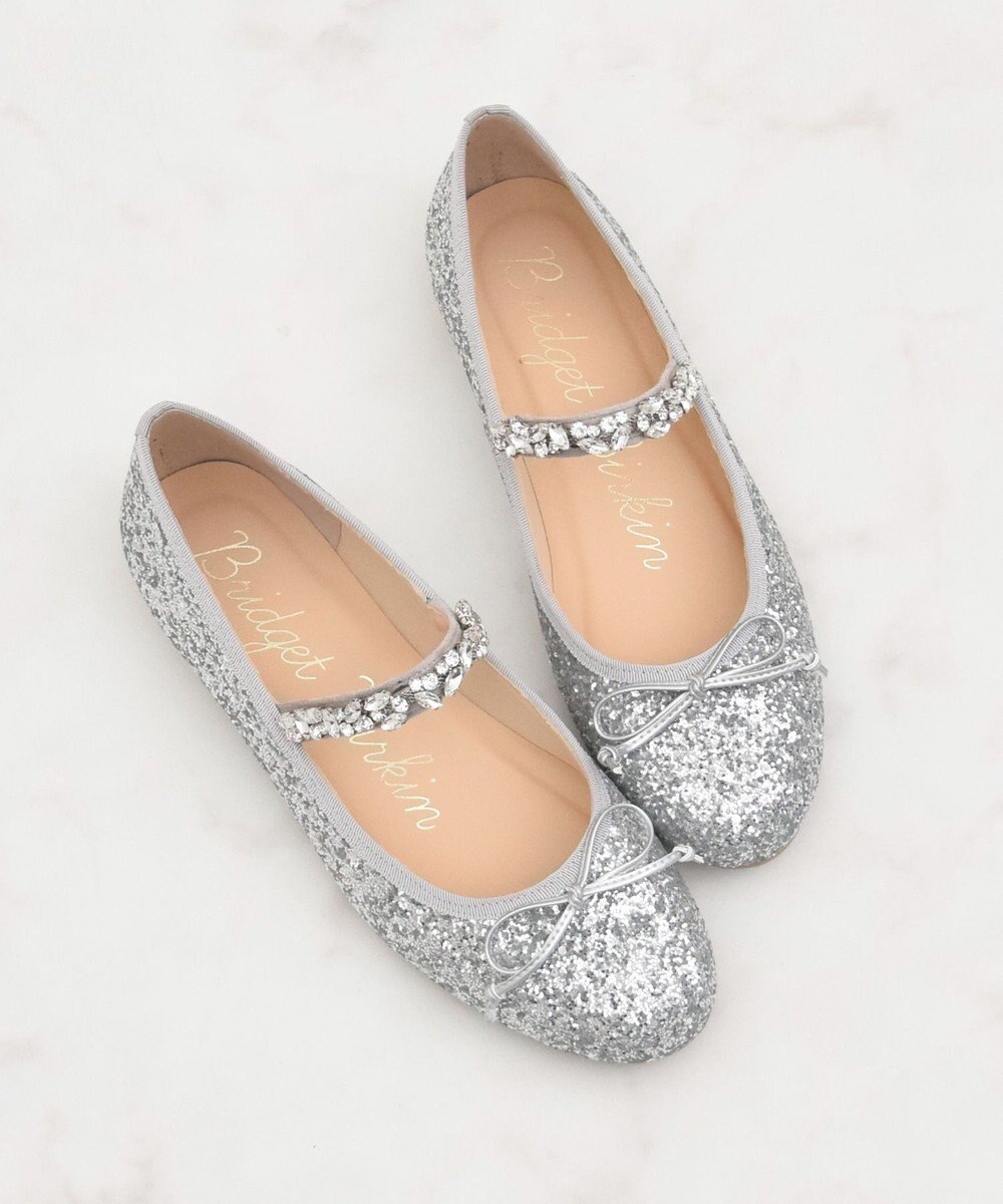 Bridget Birkin 【Bridget Birkin】ビジューストラップバレエシューズ 