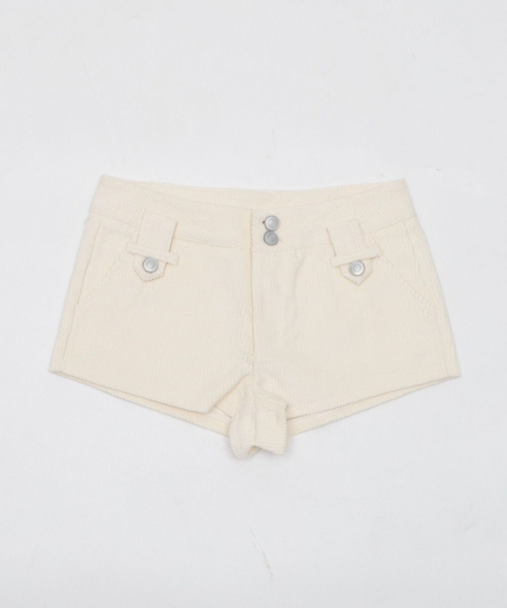 WEGO コーデュロイマイクロショートパンツ 