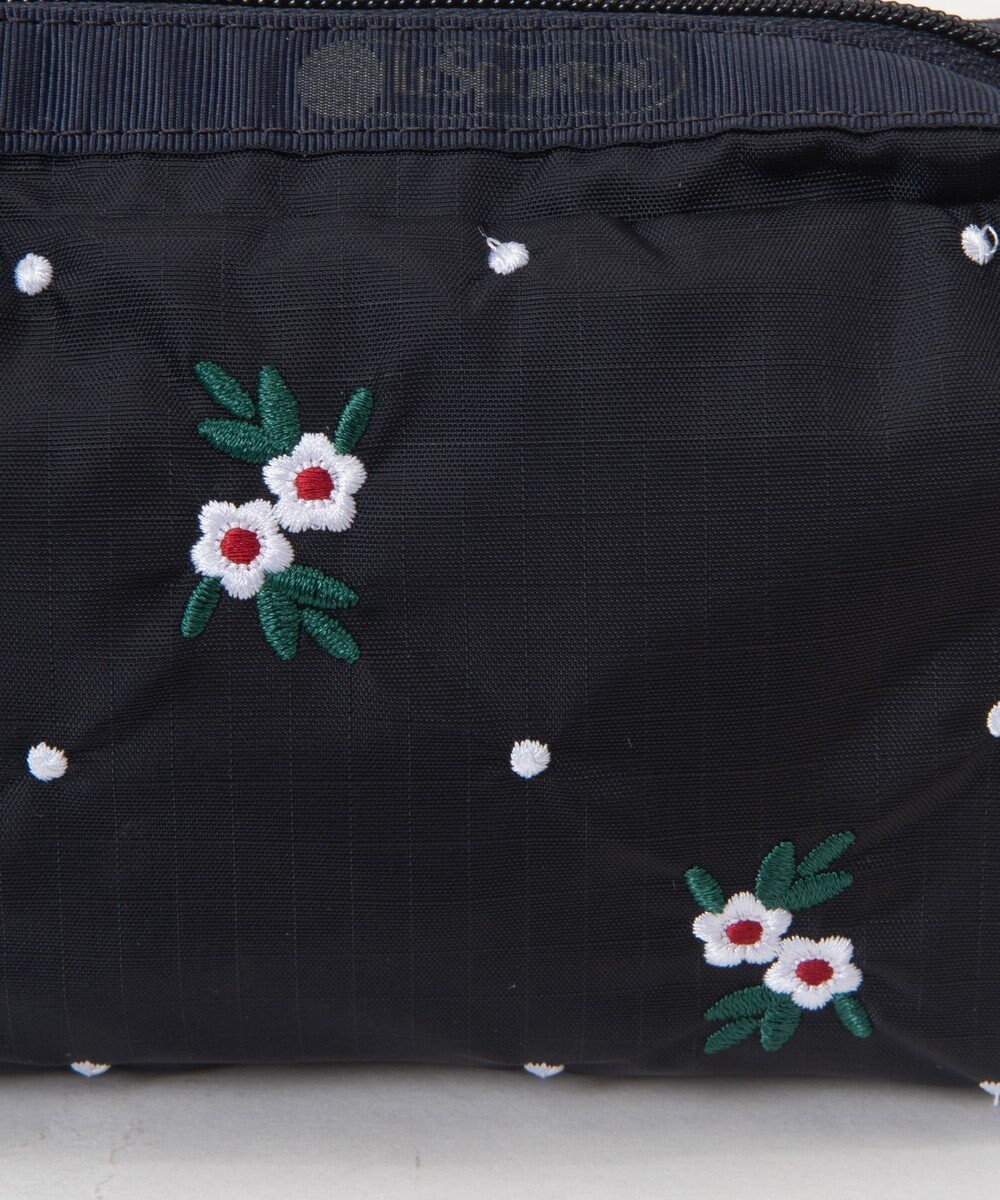 LeSportsac RECTANGULAR COSMETIC/フローラルラティスEMB 