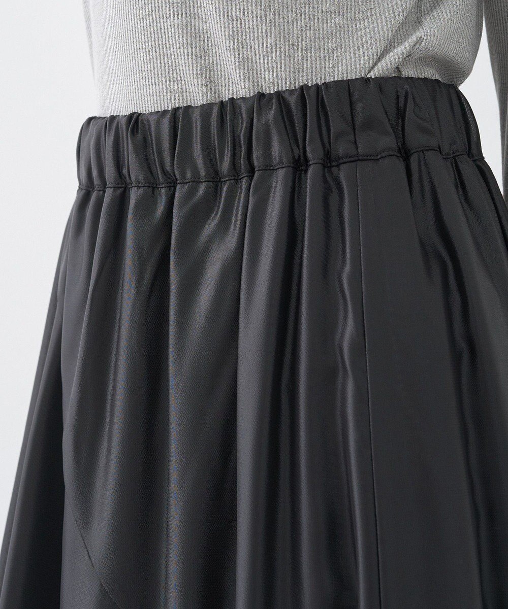 earth music&ecology シャイニーラッフルスカート 