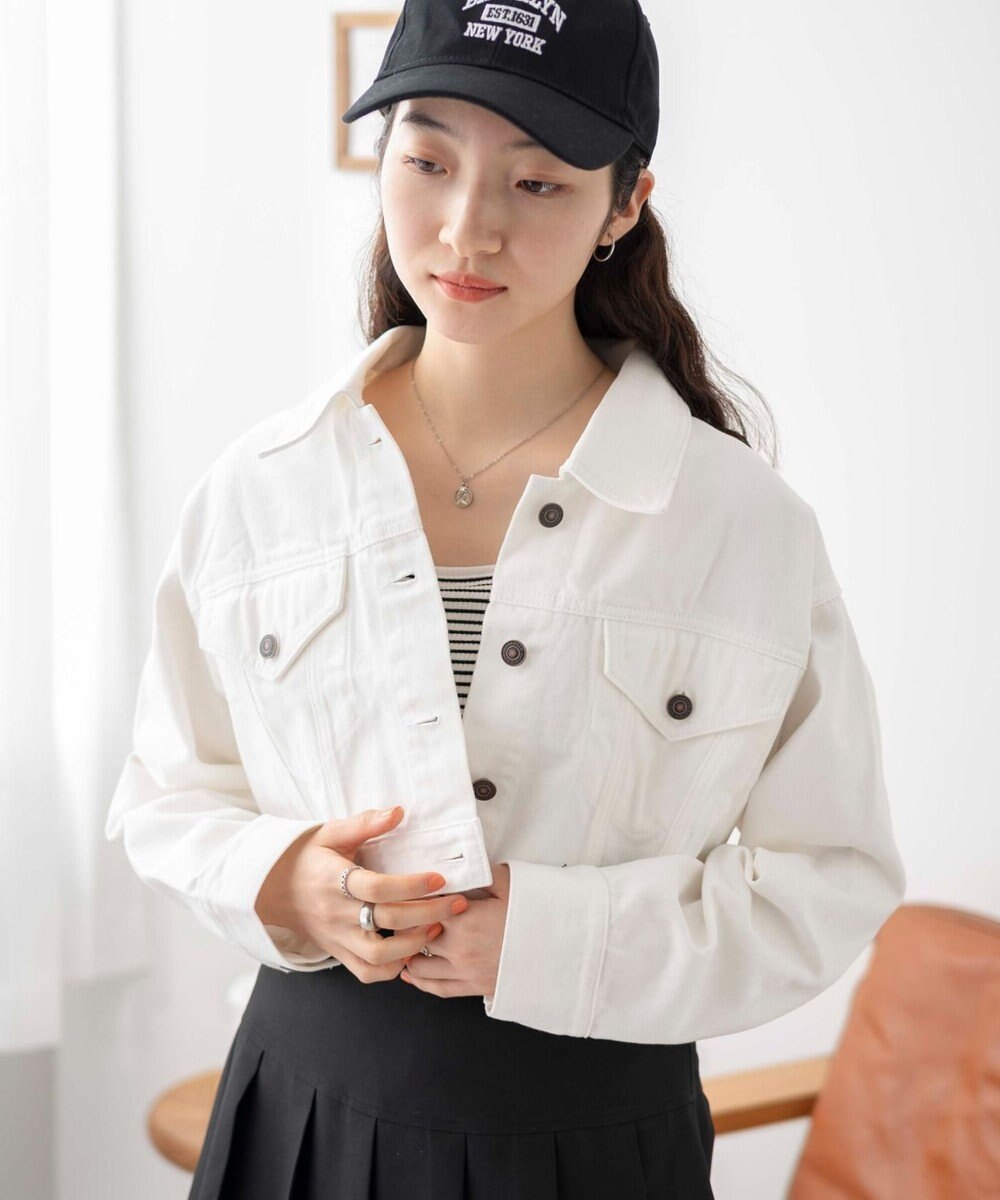 WEGO ショートデニムジャケット 