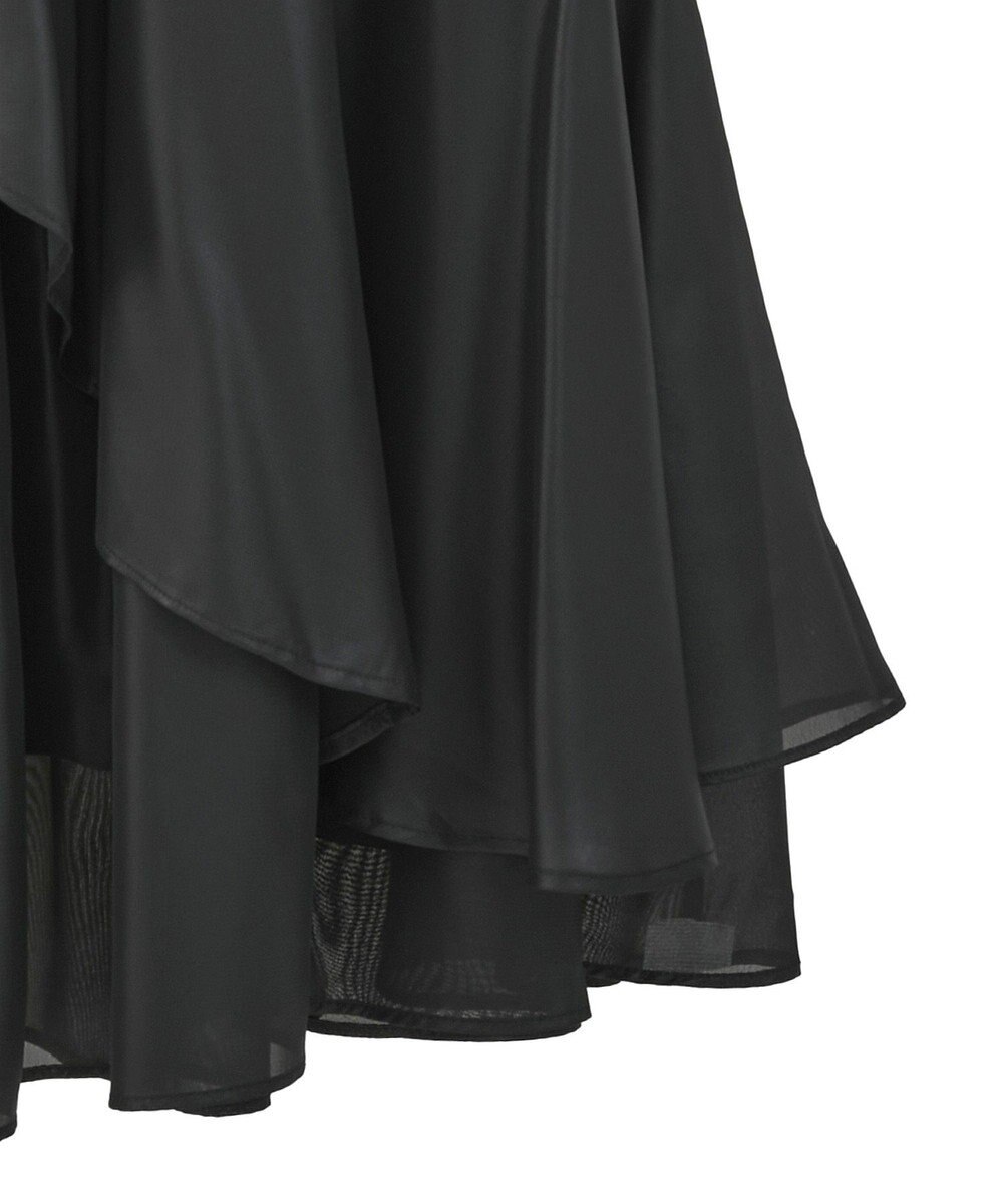 earth music&ecology シャイニーラッフルスカート 