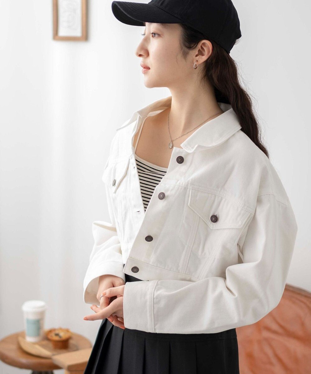 WEGO ショートデニムジャケット 