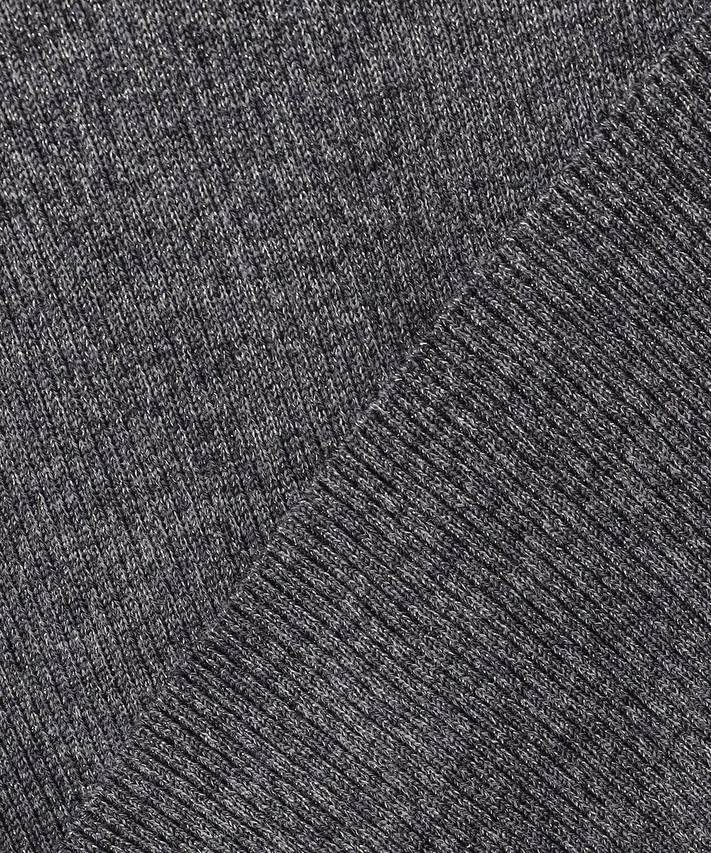 ICB L 【洗える】 エクストラファインメリノリブ Vネックカーディガン 