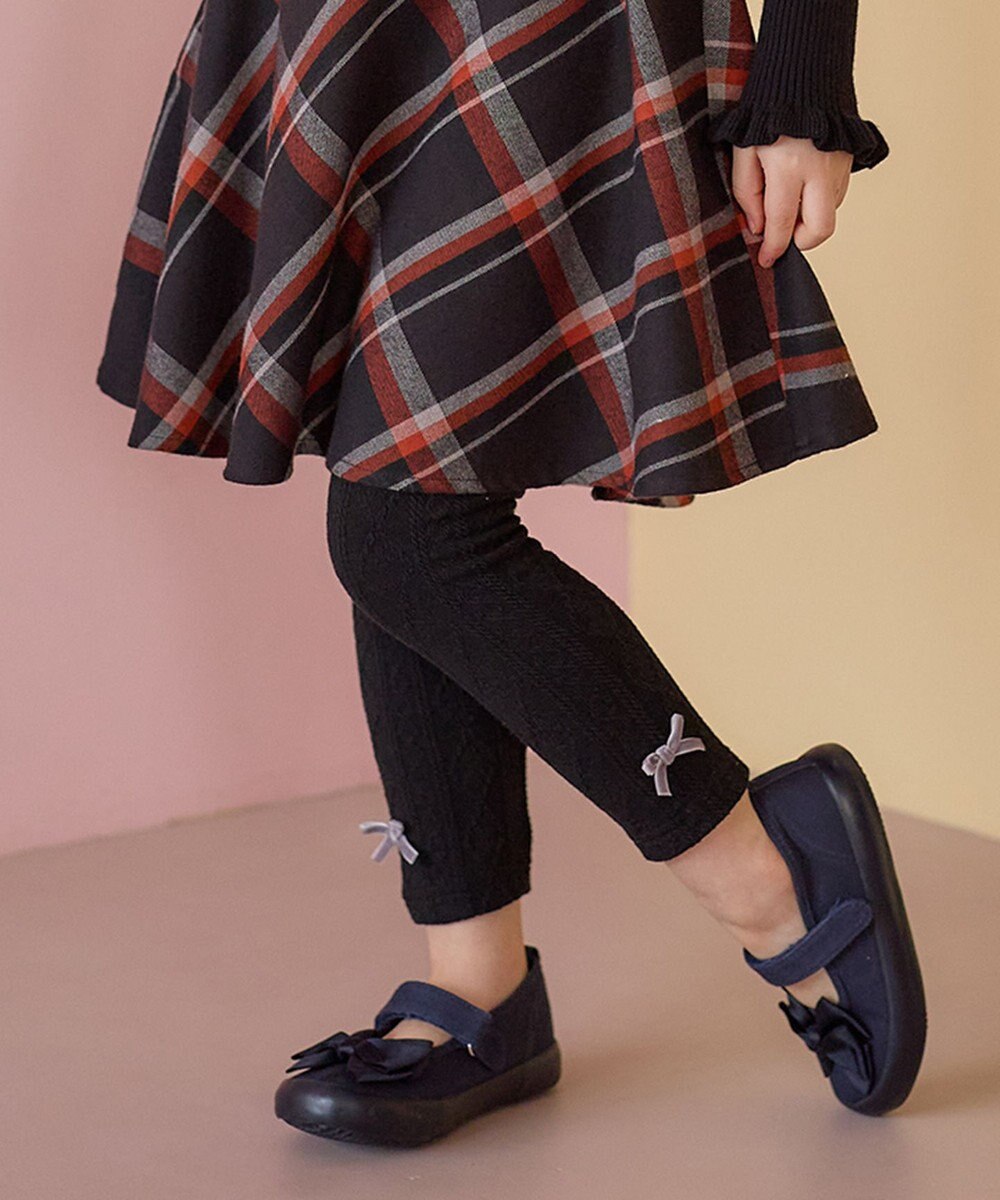 ANY KIDS ケーブル ジャガード レギンス 