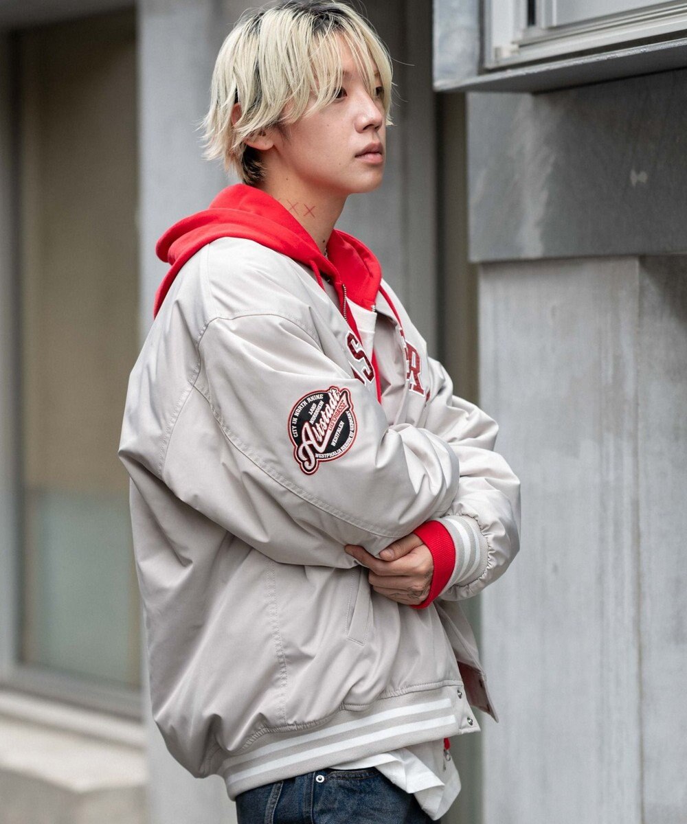 WEGO 【ユニセックス着用ITEM】グラフィックパファースタジャン 