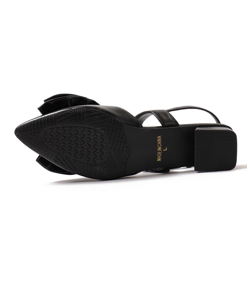 WEGO ダブルリボンポインテッドシューズ 