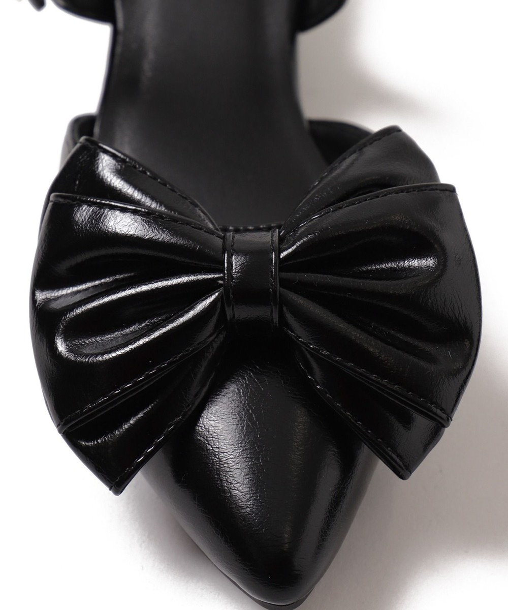 WEGO ダブルリボンポインテッドシューズ 