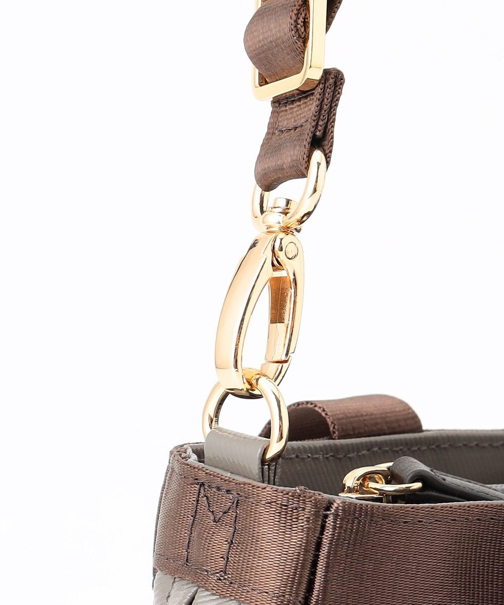 LA BAGAGERIE 【コットン×ポリウレタン】シャイニーミニマムトート 