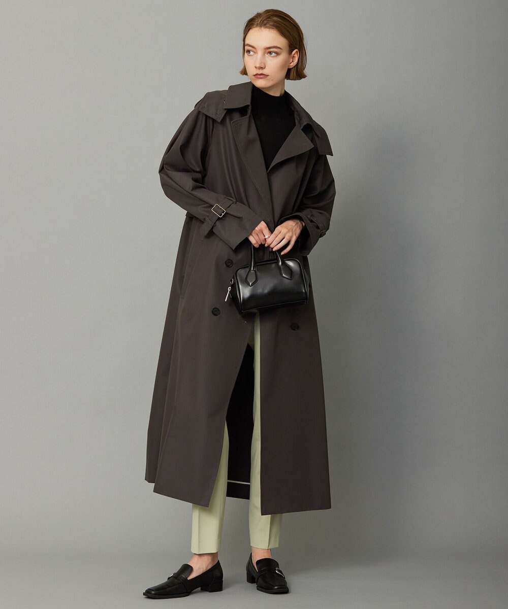 ICB TCシャンブレーツイル 2WAYトレンチコート 