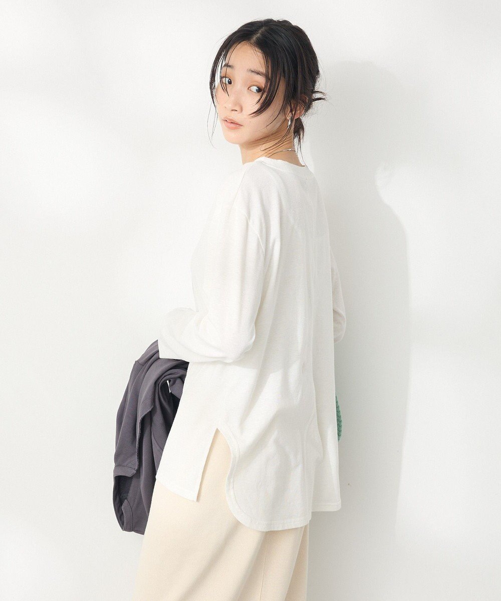 CRAFT STANDARD BOUTIQUE ラメ天竺フォトプリントロンTEE 