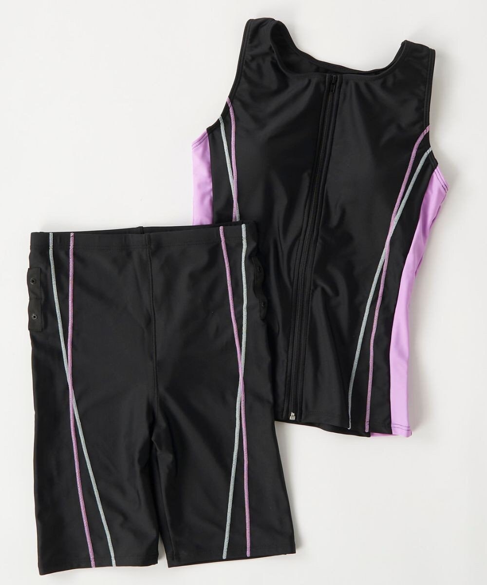 OP／FILA タンキニフルジップフィットネス水着 