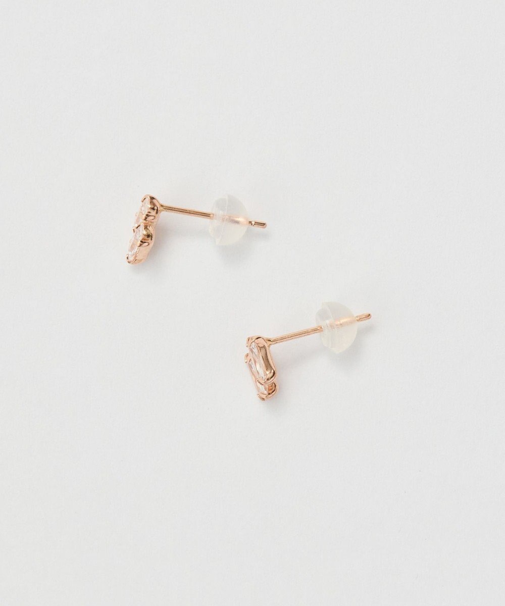 Phoebe 【K10】ツインバケットピアス　ローズゴールド 