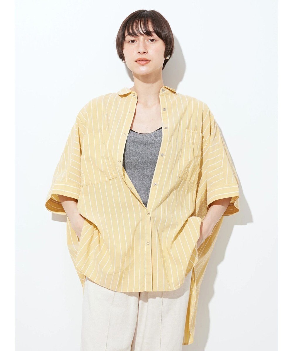 AMERICAN HOLIC ＷポケットバックタックＢＩＧシャツ 