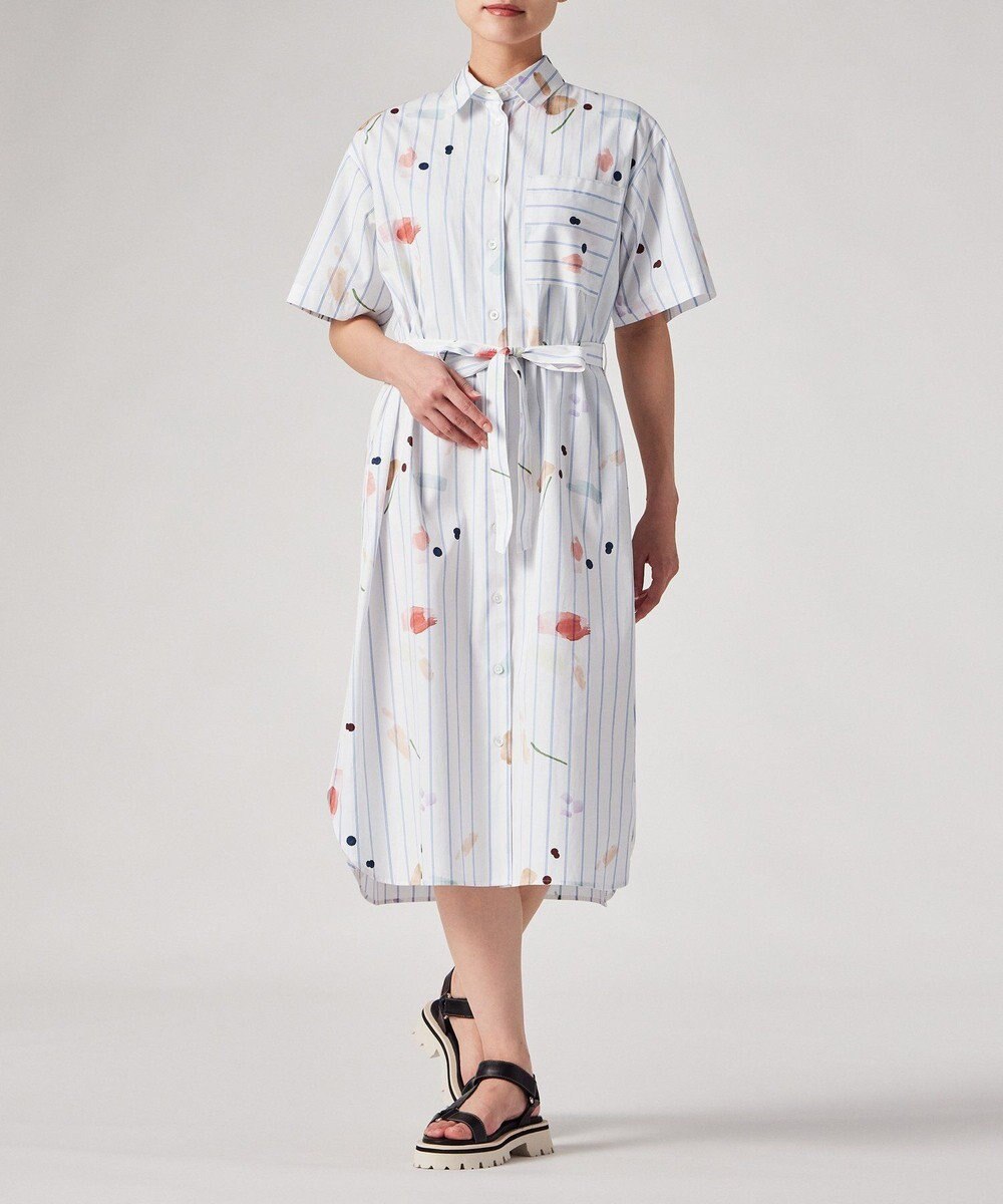 Paul Smith Mark Making プリント シャツワンピース 