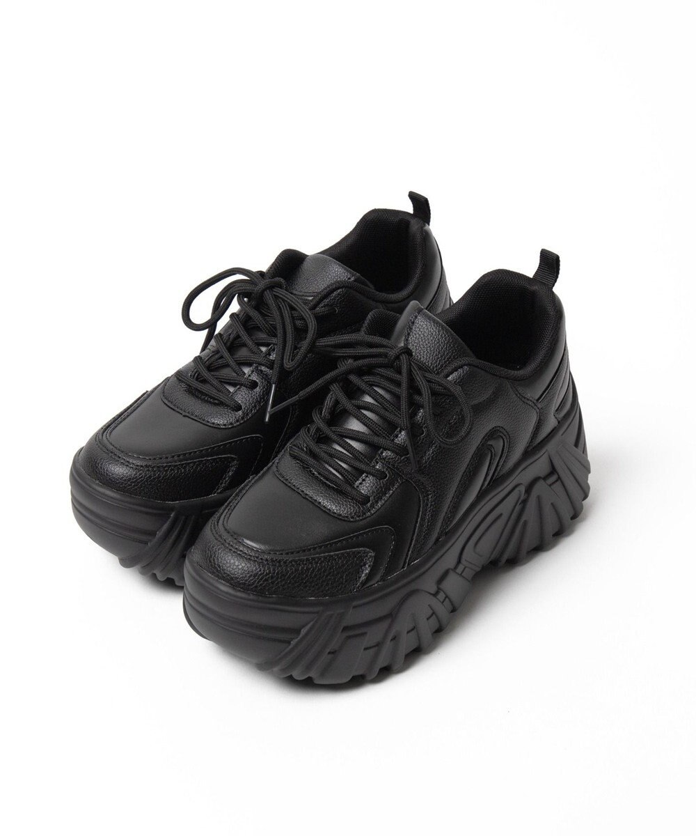 WEGO ボリュームレースアップスニーカー 