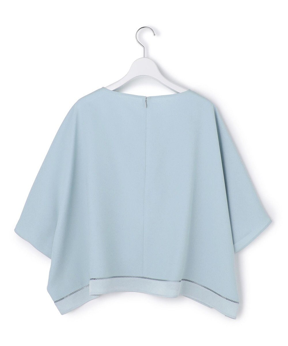 ICB L 【先行予約・WEB限定カラーあり】 FluidBackSatin クロップドブラウス 