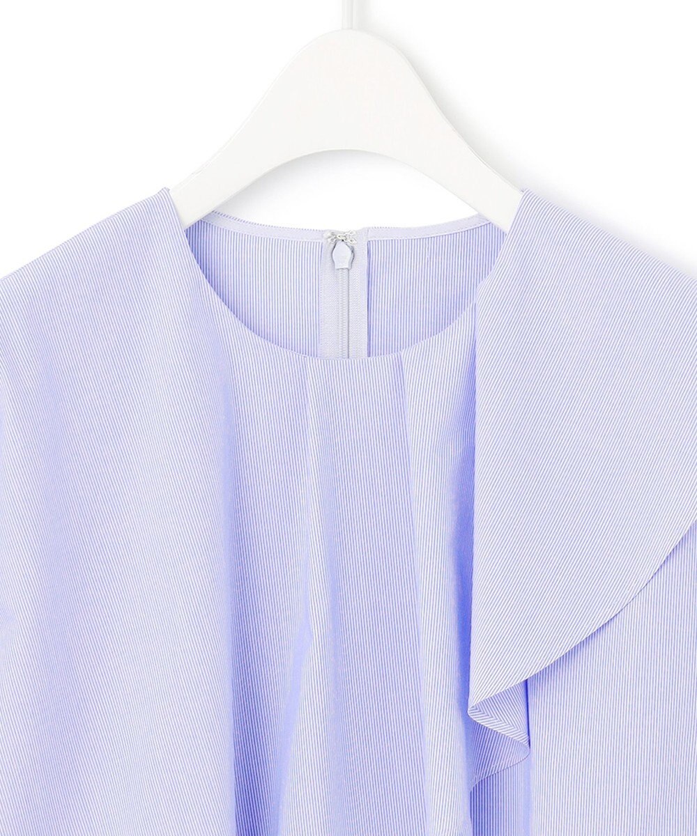 ICB 【洗える】クリーンブロード ラッフルデザインブラウス 