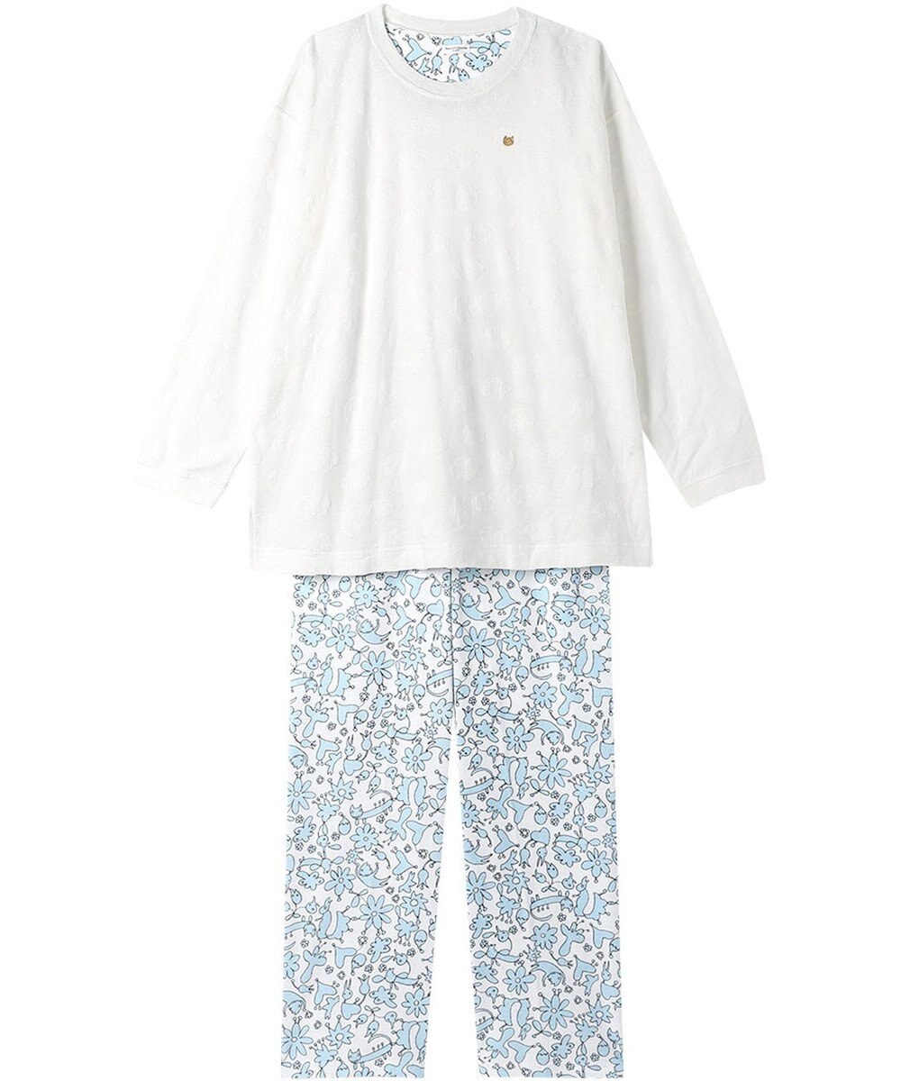 tsumori chisato SLEEP ツモリチサト パジャマ 長袖 長ズボン 綿100%(トップス) 綿混(ボトムス) UDX539 /ワコール 