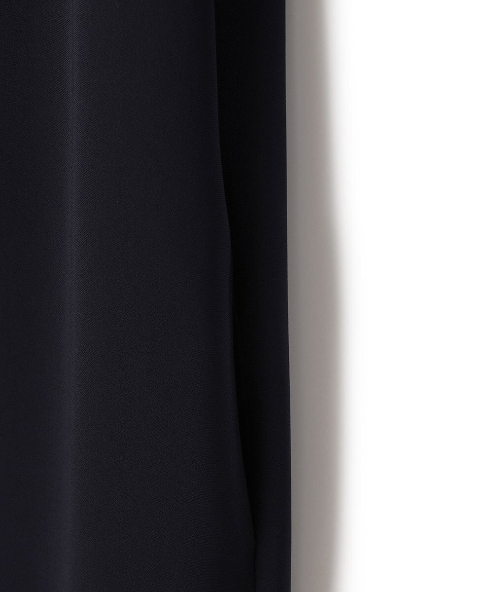 23区 【洗える】トリアセダブルジョーゼット レース切り替え ワンピース 