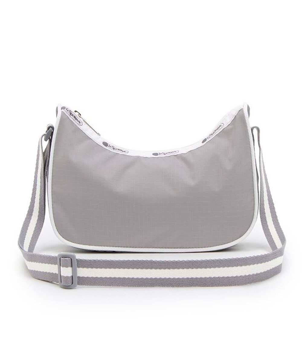 LeSportsac MINI E/W SHLDR CROSSBODY/スペクテイターピュアグレー 