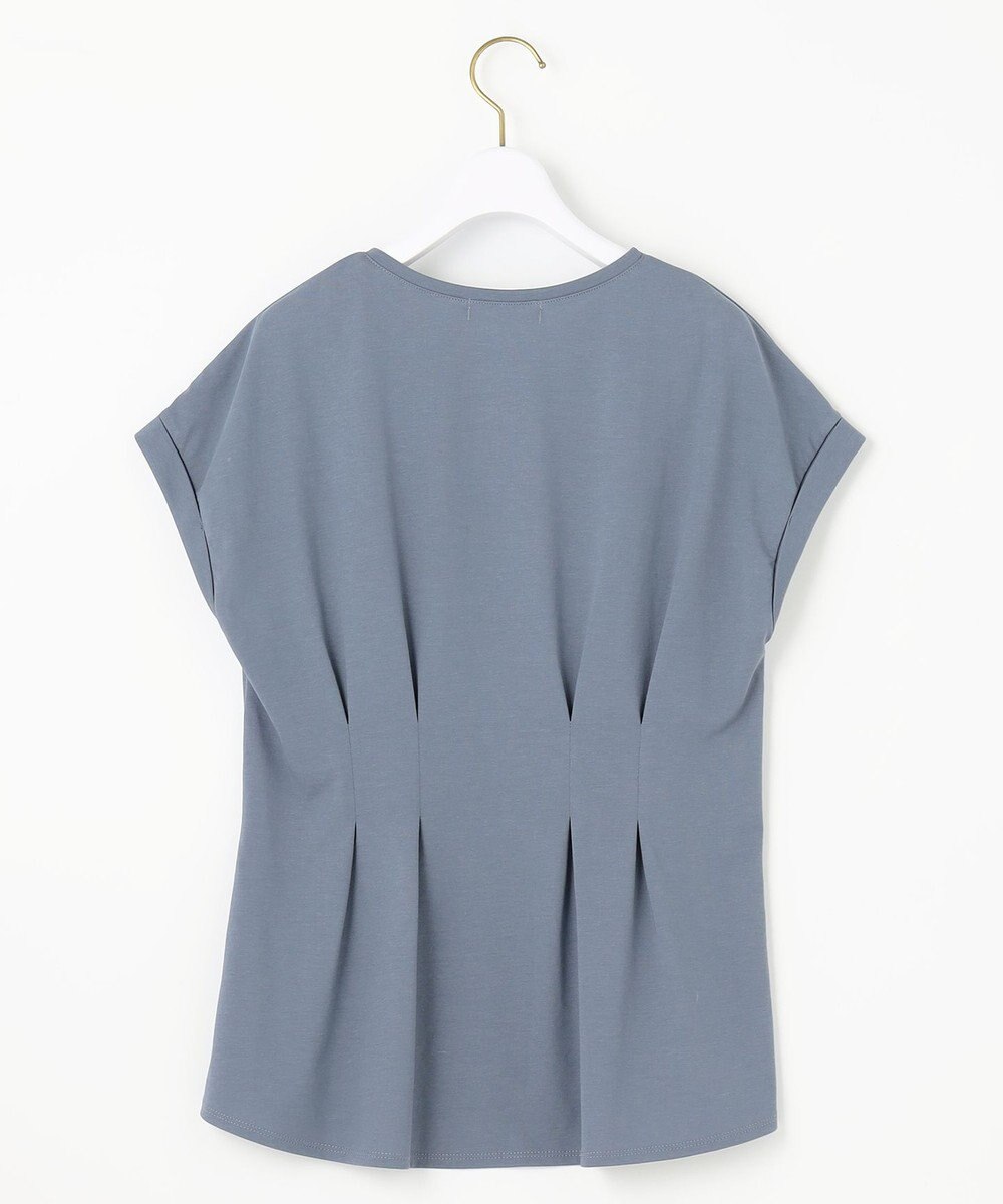 ANY SIS L 【UVケア・接触冷感】汗ジミ防止加工ペプラム カットソー 