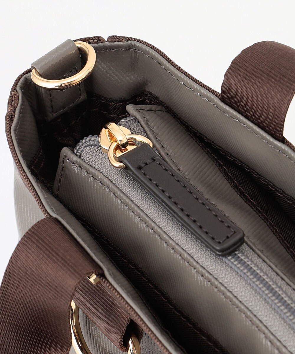 LA BAGAGERIE 【コットン×ポリウレタン】シャイニーミニマムトート 