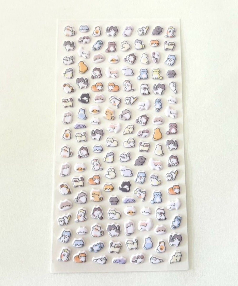 WEGO ちびぷっくりあにまるステッカー 