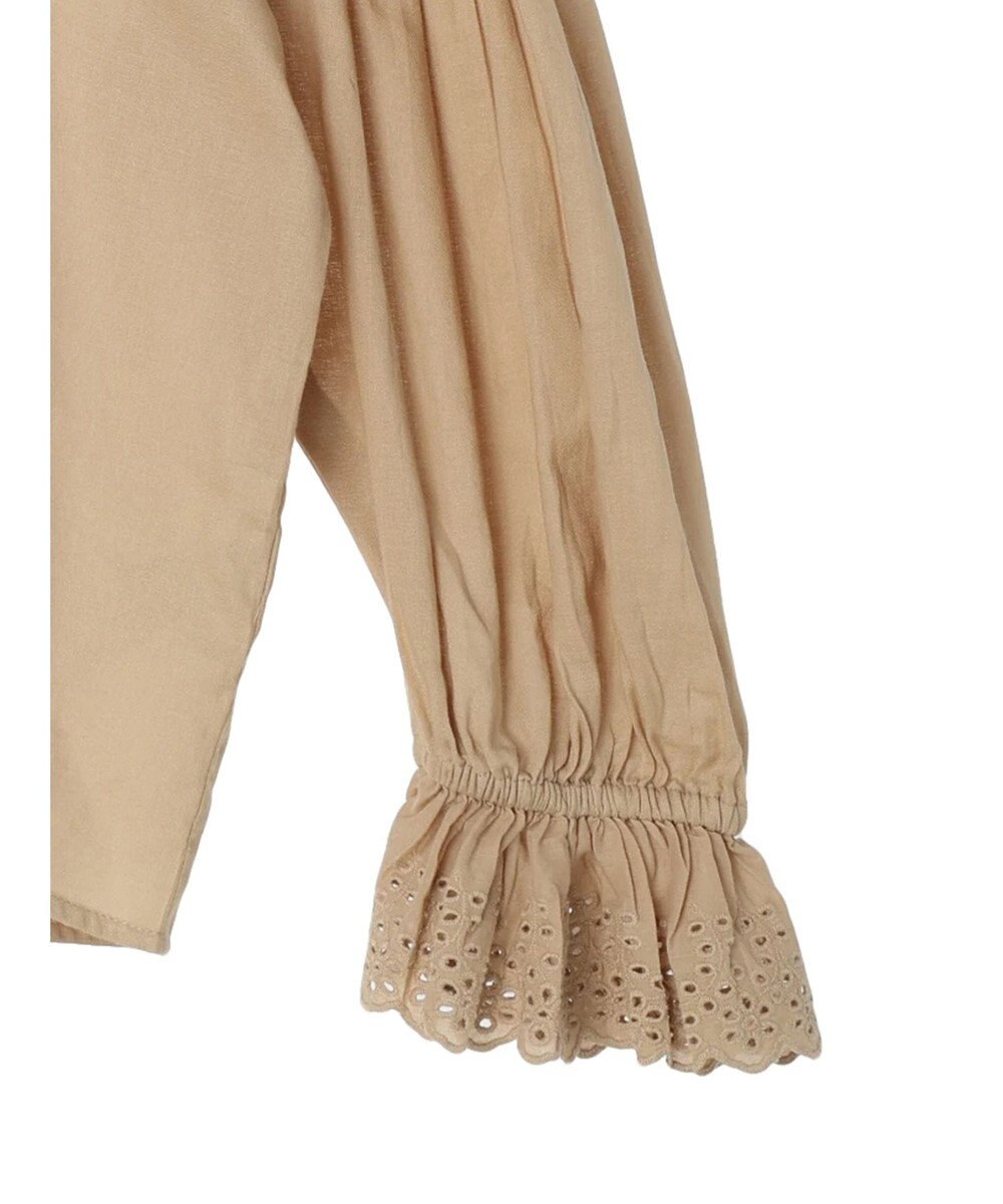 earth music&ecology ギャザーショートブラウス 