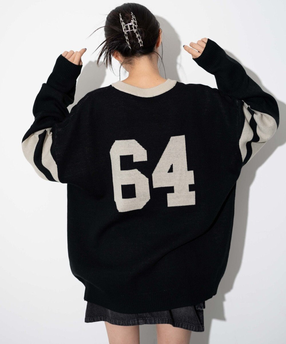 WEGO 【ユニセックス着用ITEM】ジャガードスリーブラインプルオーバー 