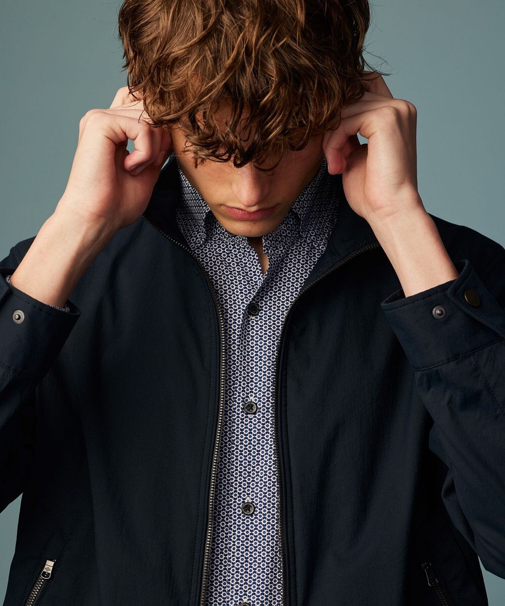 JOSEPH ABBOUD 【キングサイズ・オーガニックコットン使用】コットンプリント シャツ 