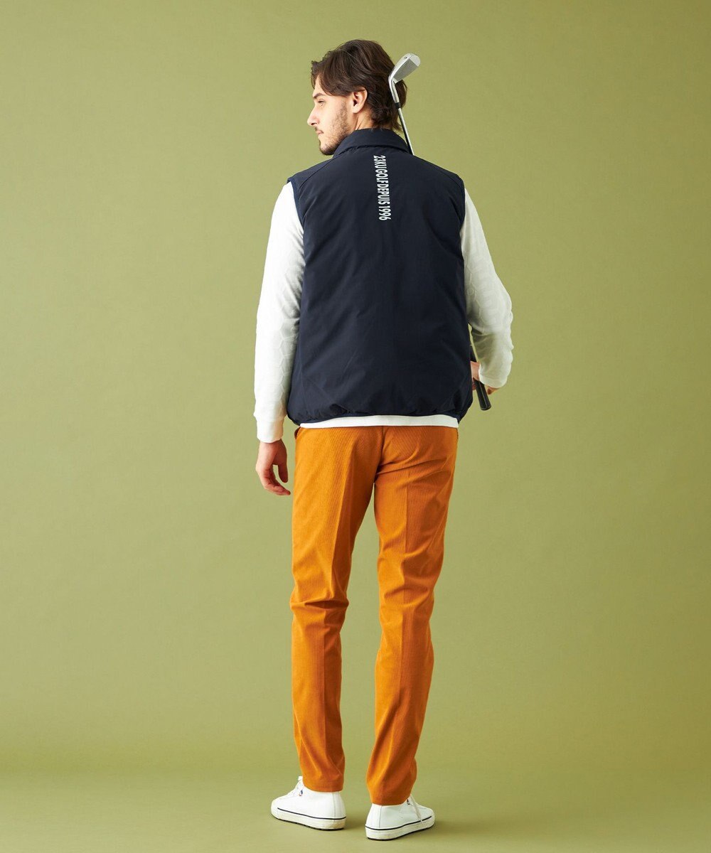 23区GOLF 両面使える【MEN】リバーシブル ダウンベスト 