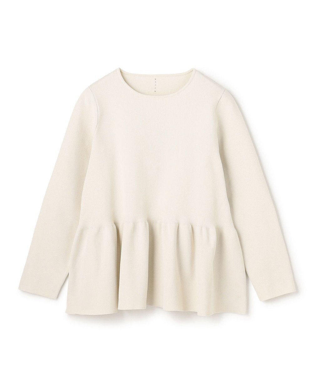 UNFILO BEAUTY FORM KNIT ペプラムセットアップ 