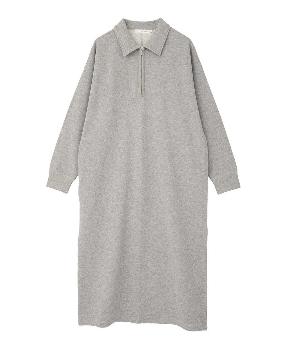 AMERICAN HOLIC 【選べる丈】ハーフZIPワンピース 