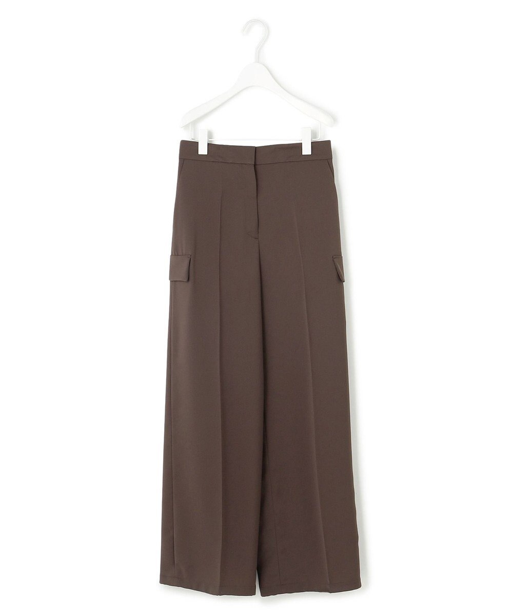 ICB 【接触冷感・UVケア・吸水速乾・防シワ・洗える】 ドレープツイル カーゴパンツ 