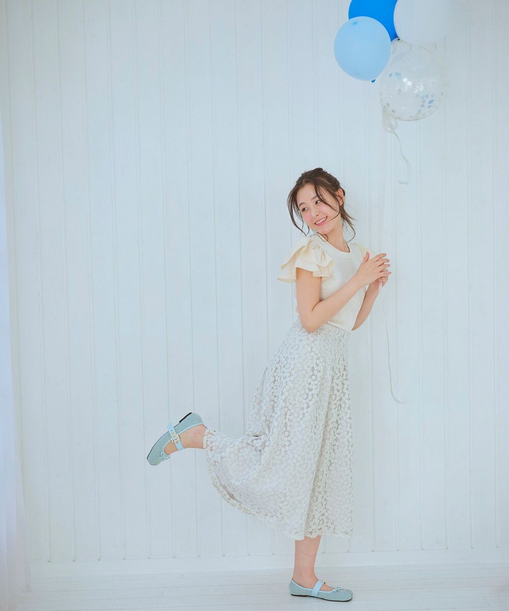 Feroux フリル袖  Tシャツ 