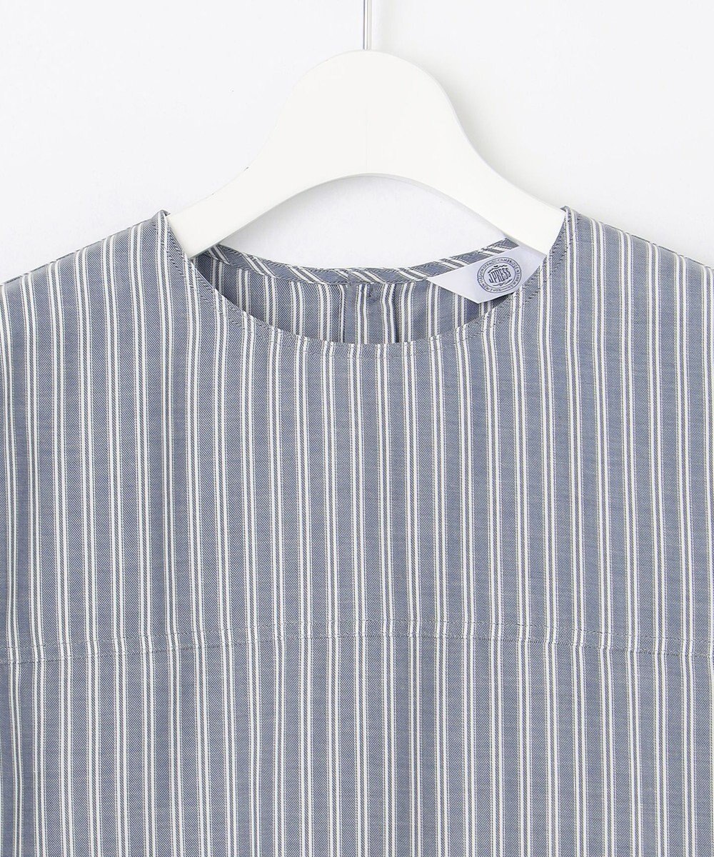 J.PRESS LADIES 【洗える】ウォッシャブルキュプラツイル タックスリーブ ブラウス 