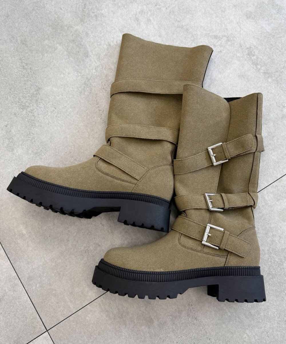 WEGO サイドベルトロングブーツ 